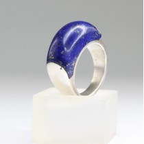 inel modernist. lapis lazuli & argint. manufactura.Mexic